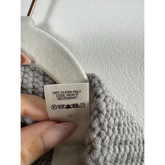 Laundry Merino Wool Chunky Knit Cardigan Preppy Coquette Classy Academia Twee M - Picture 3 of 8